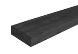 Balk Douglas hout 70x200mm fijnbezaagd zwart geïmpregneerd (gedompeld)