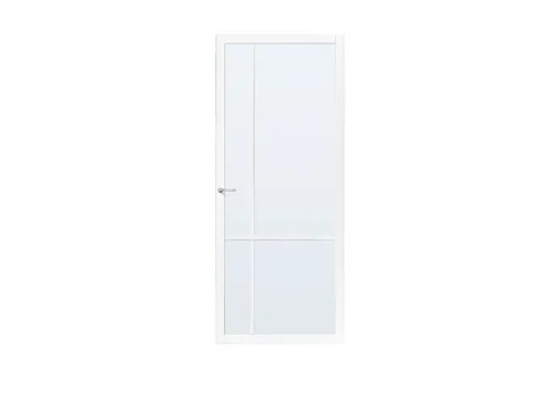 Binnendeur SSL 4409 met blankglas wit RAL 9010 