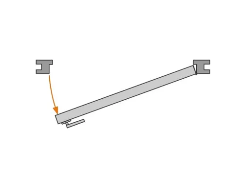 Boarddeur Kozijn Combinatie DKS 280 56x115mm 30 min. brandvertragend gegrond muurdikte 100mm stomp deurmaat