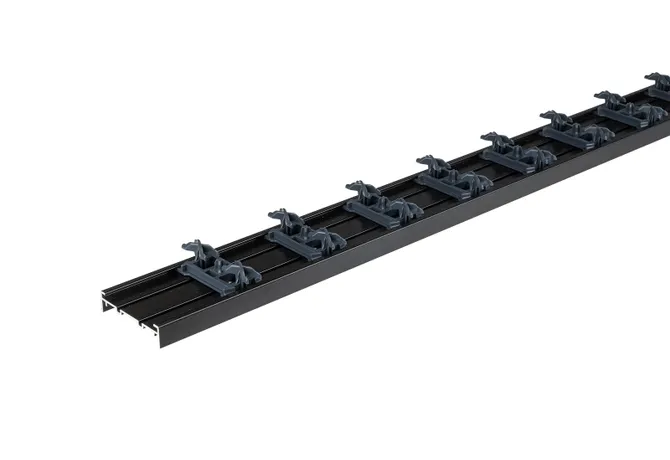 Aluminium x-clip railsysteem 230cm