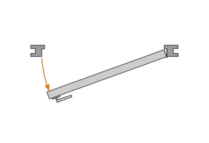 Boarddeur Kozijn Combinatie DKS 280 56x115mm 30 min. brandvertragend gegrond muurdikte 100mm stomp deurmaat